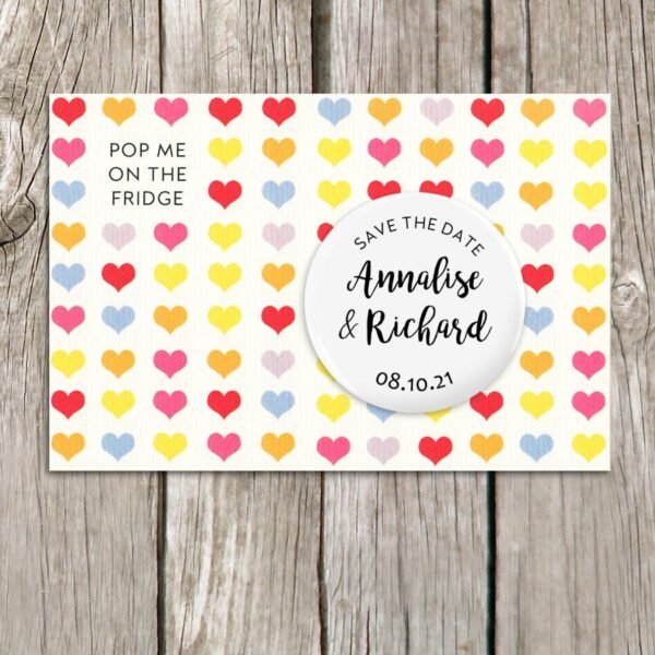Colourful balloon wedding invitations, Illustrated design, Cute wedding invites, Fairytale, Different personalised wedding invitation, Fun - Image 2