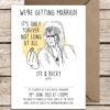 Jareth Wedding Invitations, Labyrinth Wedding Invites, David Bowie Wedding Stationery, Personalised Illustrated Invitations With Envelopes - Image 3