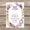 Alice in Wonderland Wedding Invitations, Alternative Wedding, Luxury Invitations, Autumn Colours, Illustrated Unique Design, Personalised