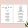 Bespoke Illustrated Order Of Service Booklet, Order Of The Day, Custom Venue Drawing, Modern Wedding Service Program, Wedding Order Booklets - Image 5